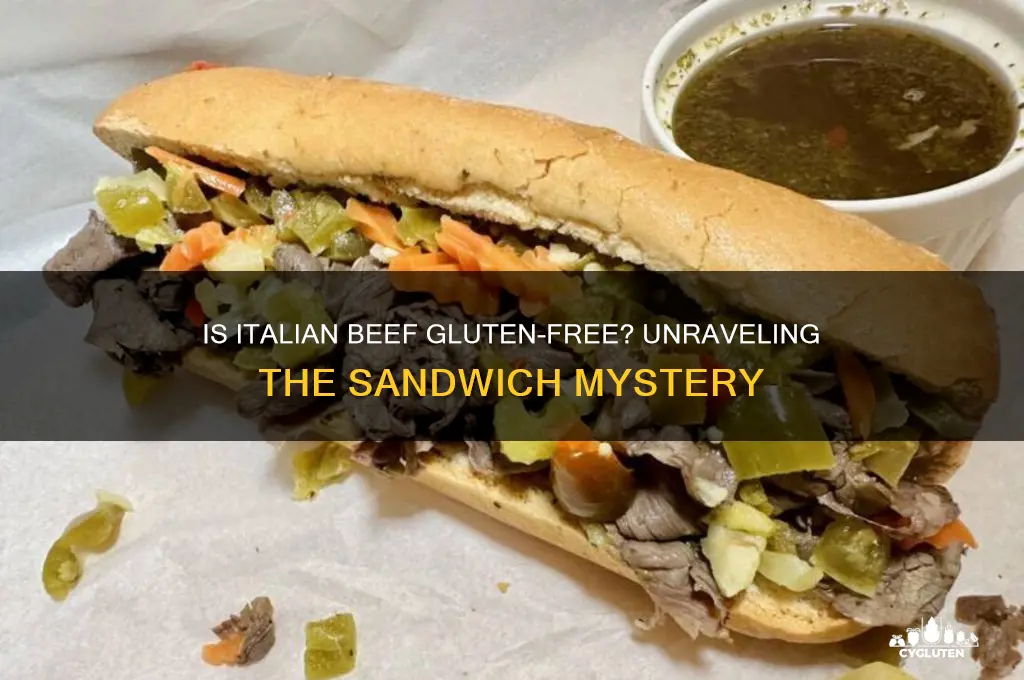 is italian beef gluten free