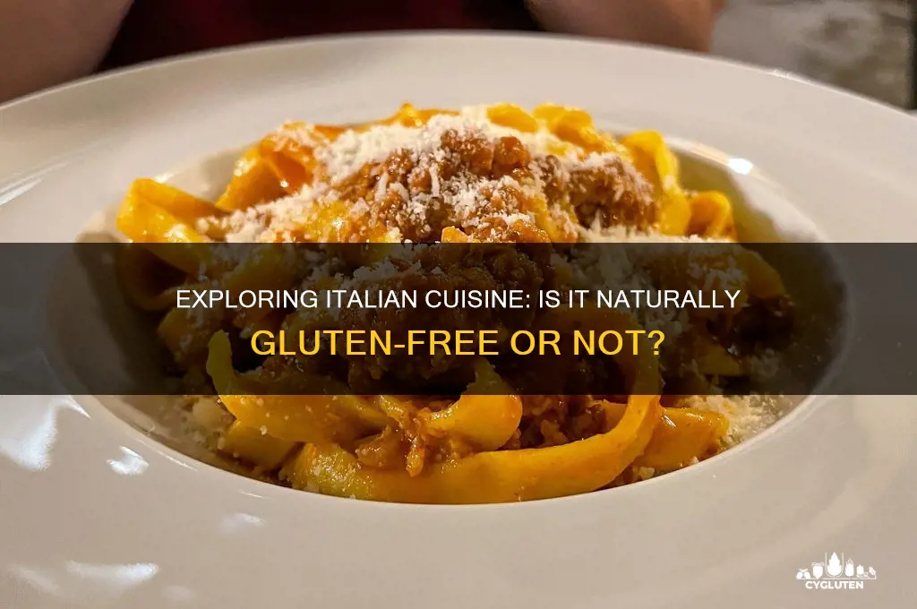 is italian gluten free