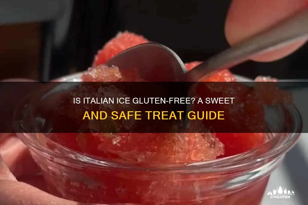 is italian ice gluten free
