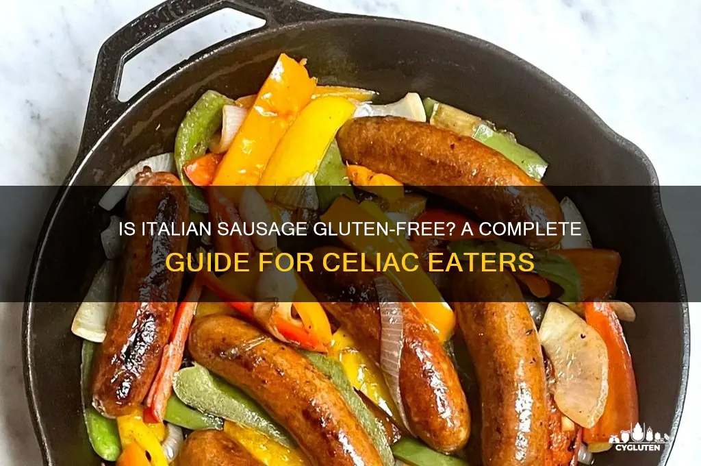 is italian sausage gluten free