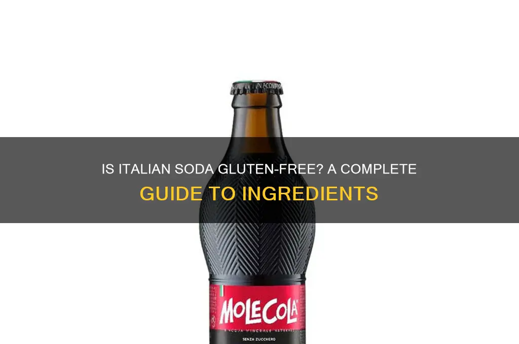 is italian soda gluten free