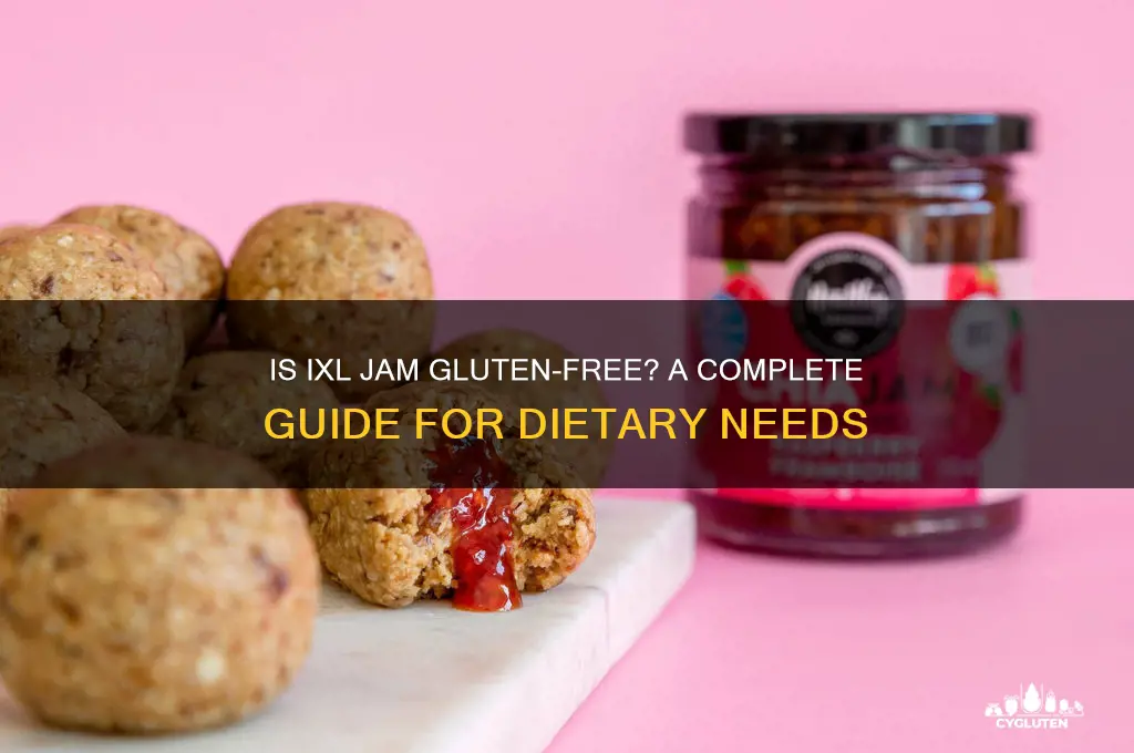 is ixl jam gluten free