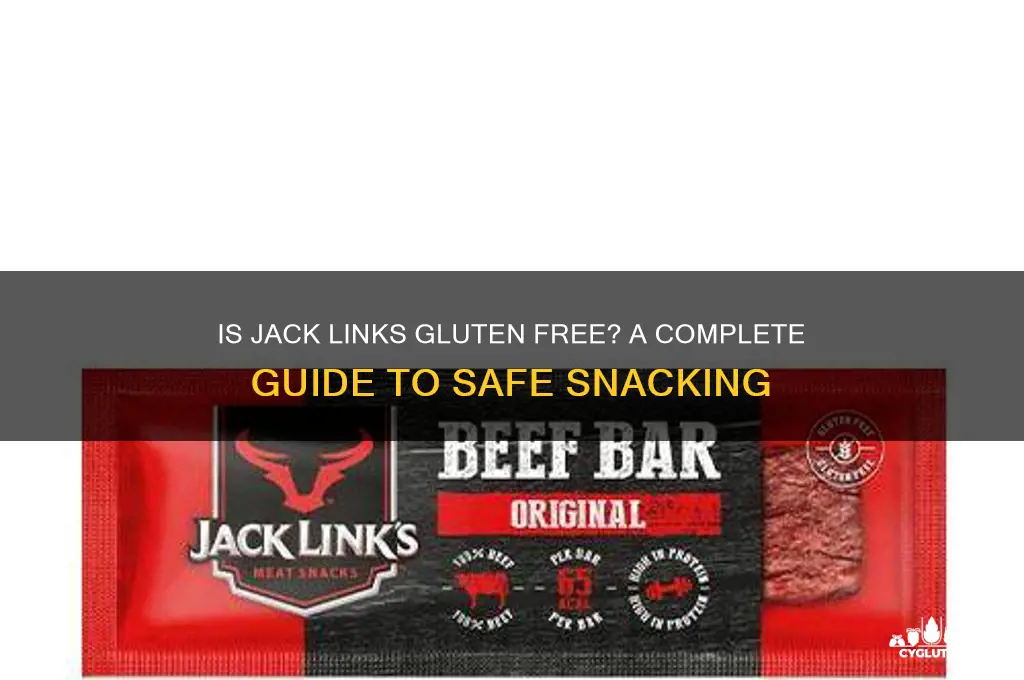 is jack links gluten free