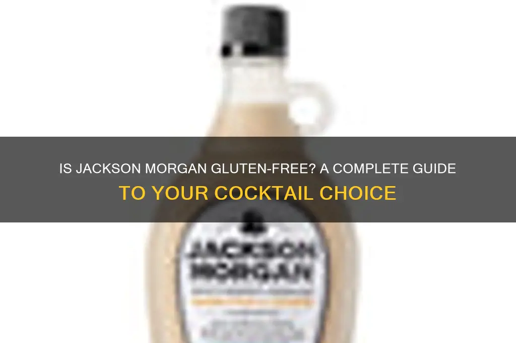is jackson morgan gluten free