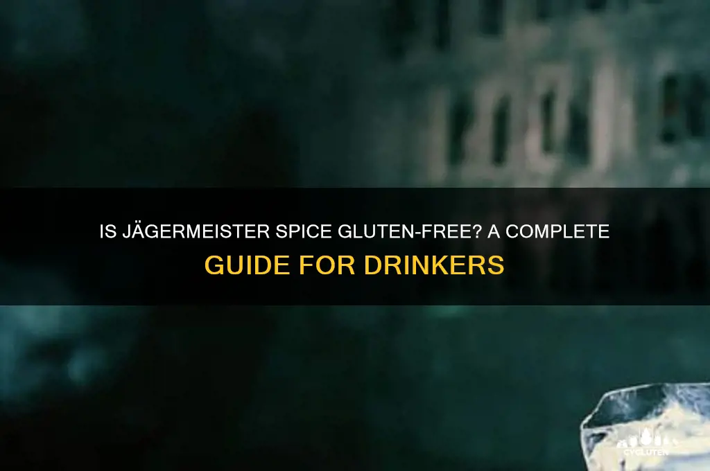 is jagermeister spice gluten free