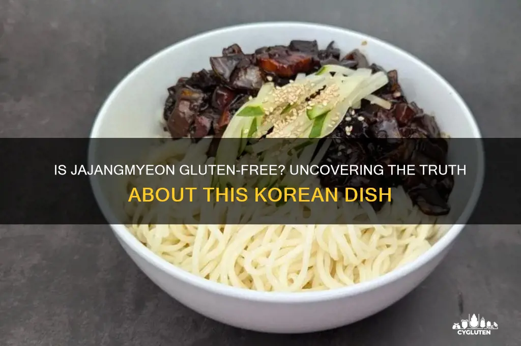 is jajangmyeon gluten free