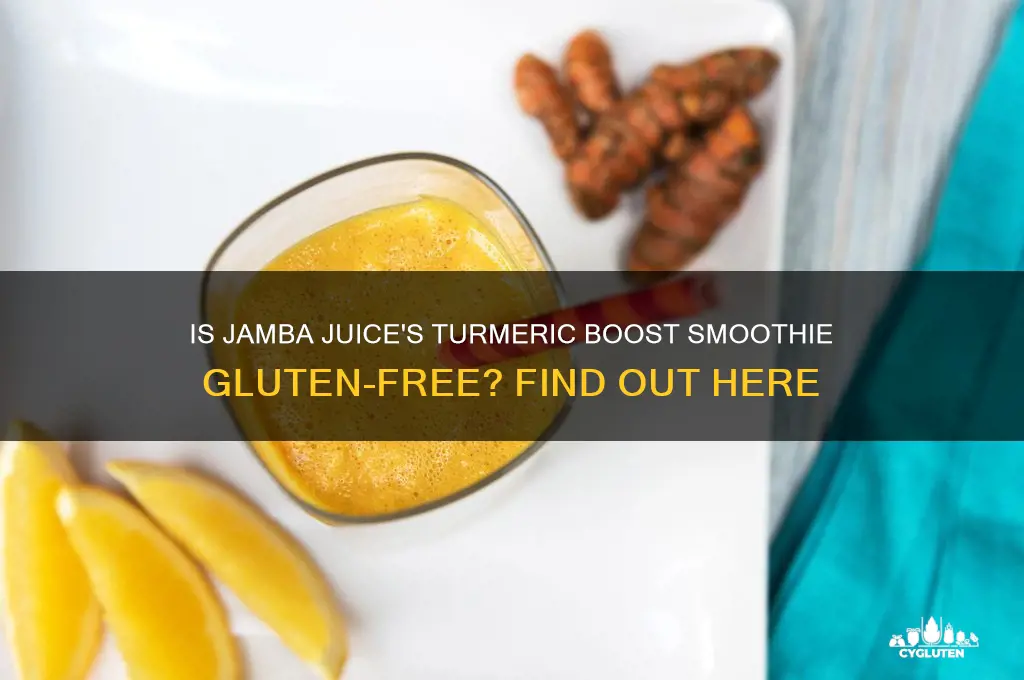 is jamba tumeric gluten free