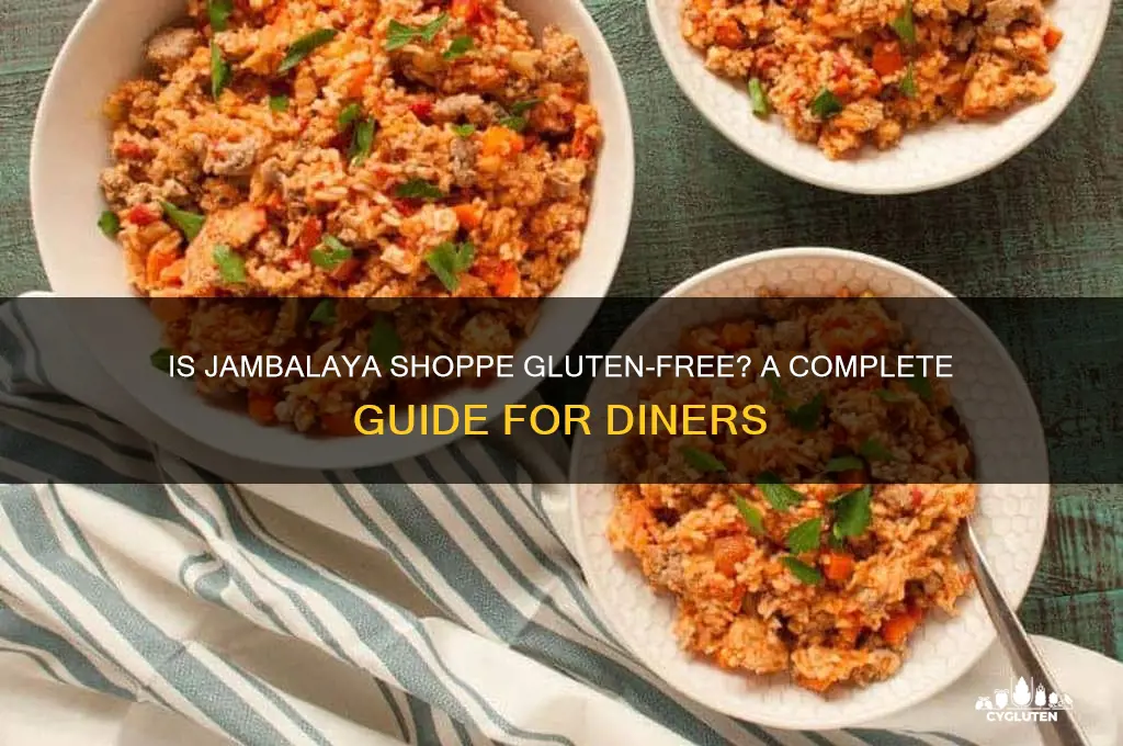 is jambalaya shoppe gluten free