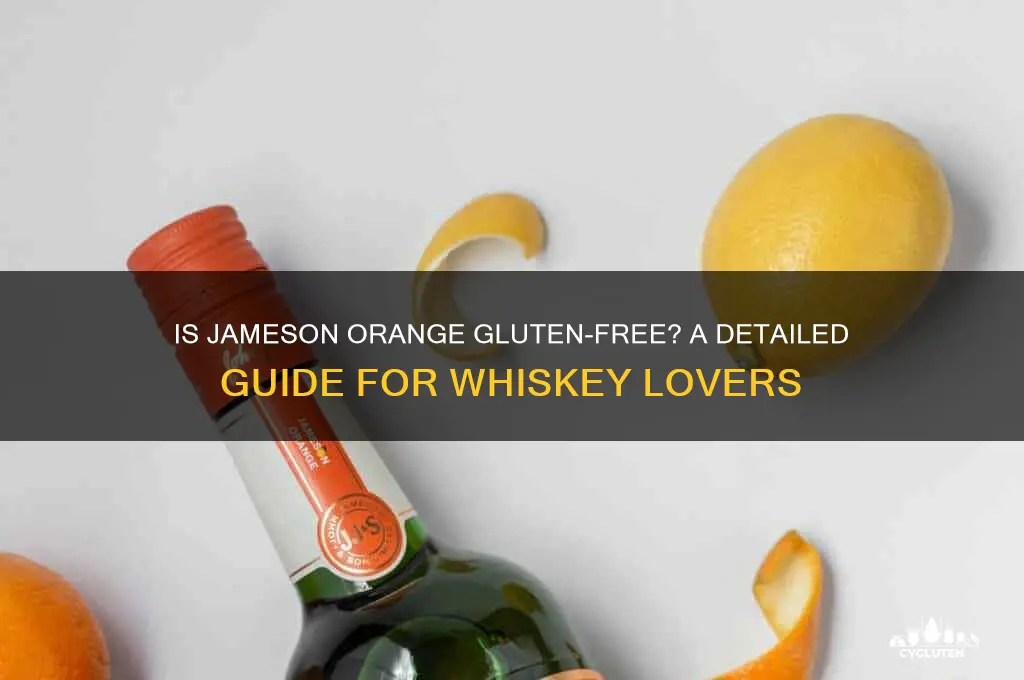 is jameson orange gluten free