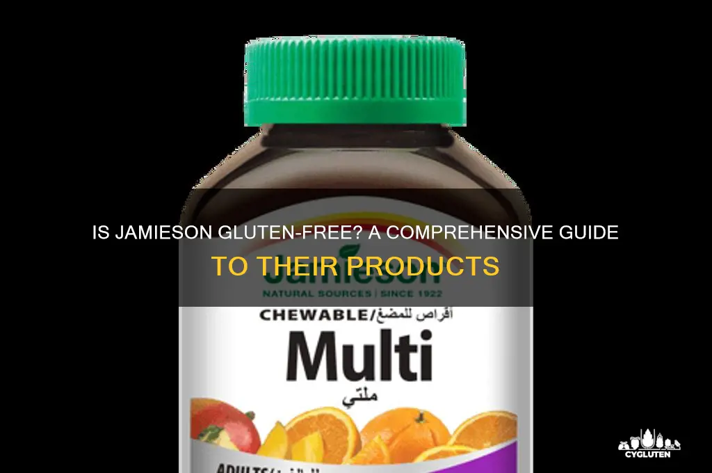 is jamieson gluten free