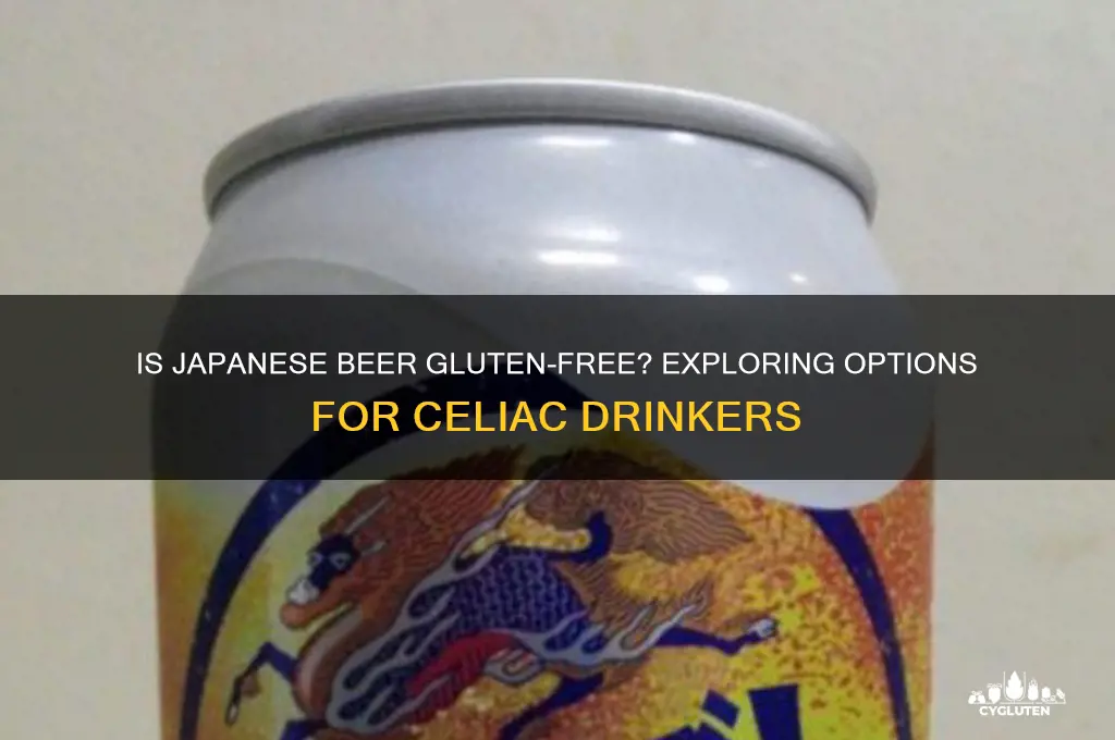 is japanese beer gluten free
