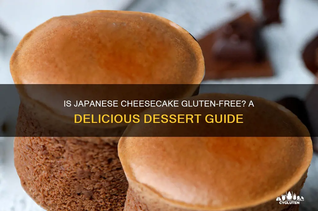 is japanese cheesecake gluten free