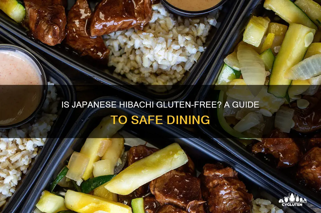is japanese hibachi gluten free