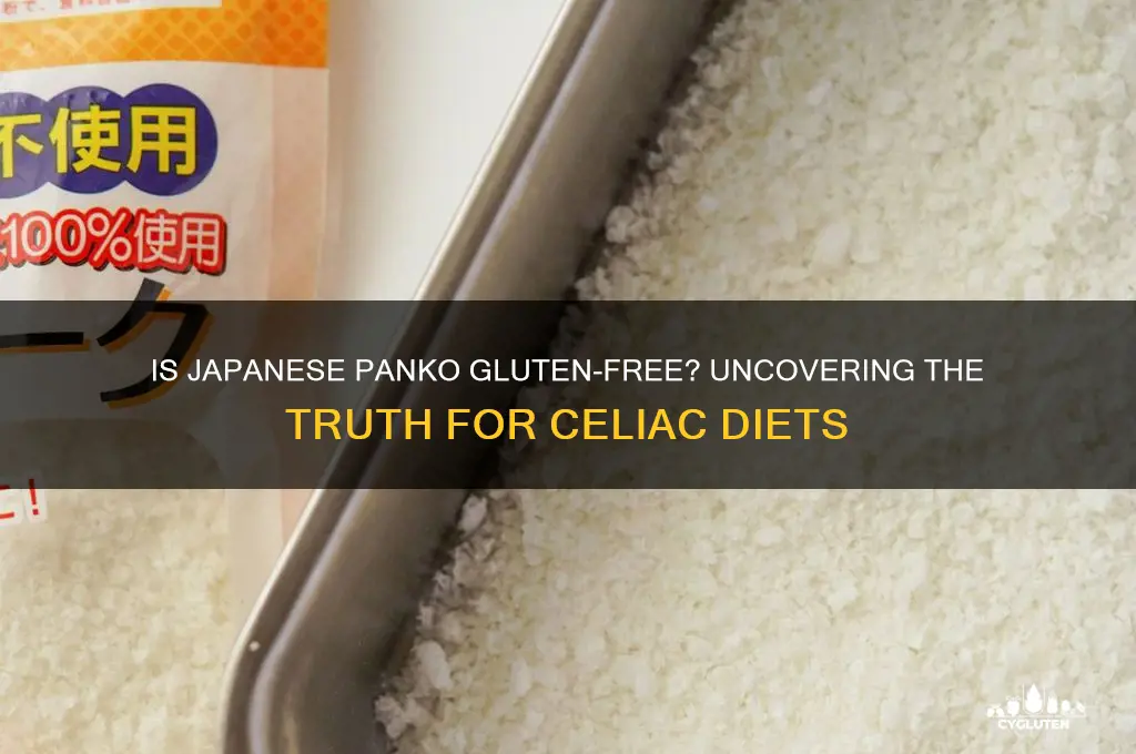 is japanese panko gluten free