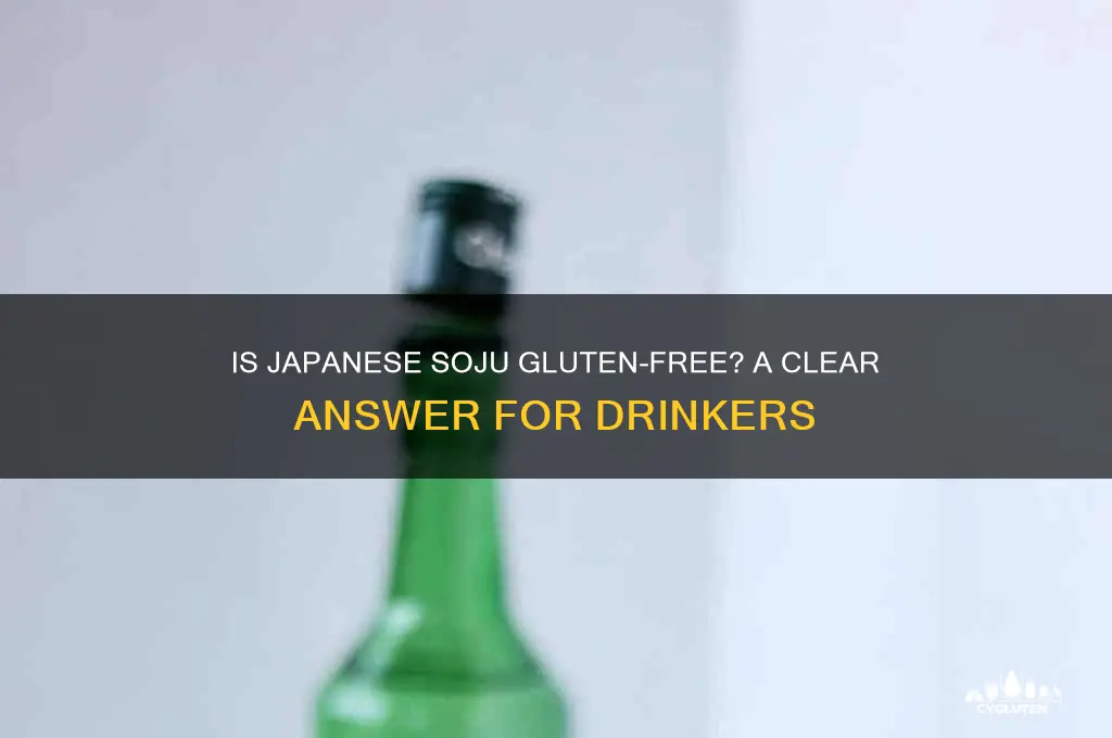is japanese soju gluten free