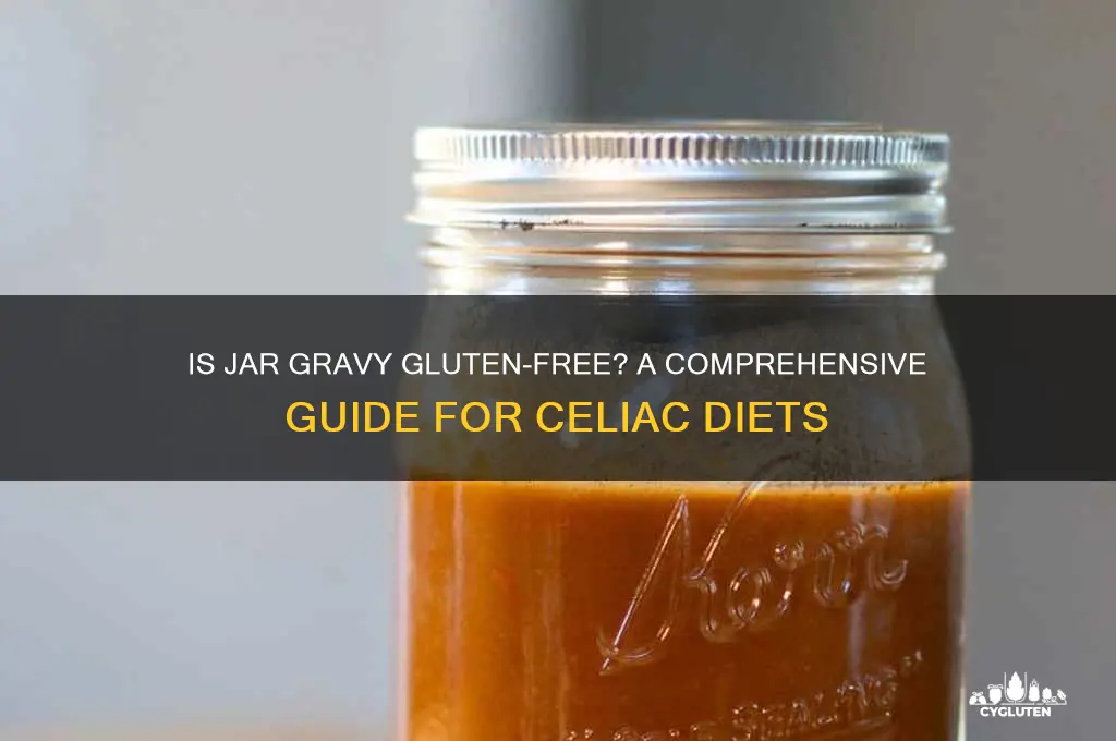 is jar gravy gluten free