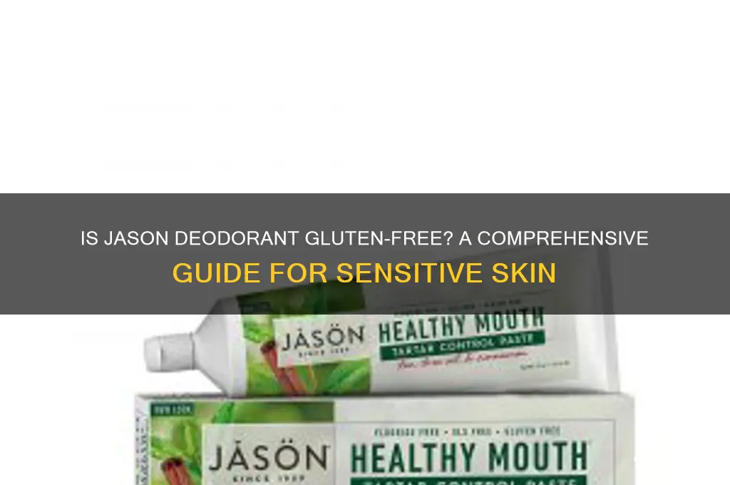 is jason deodorant gluten free