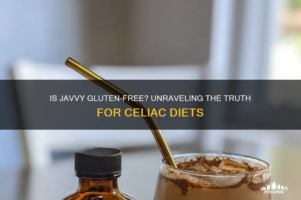 is javvy gluten free