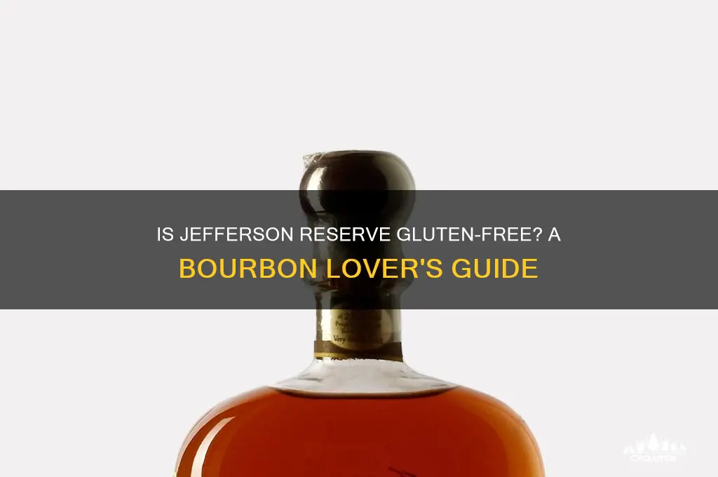 is jefferson reserve gluten free