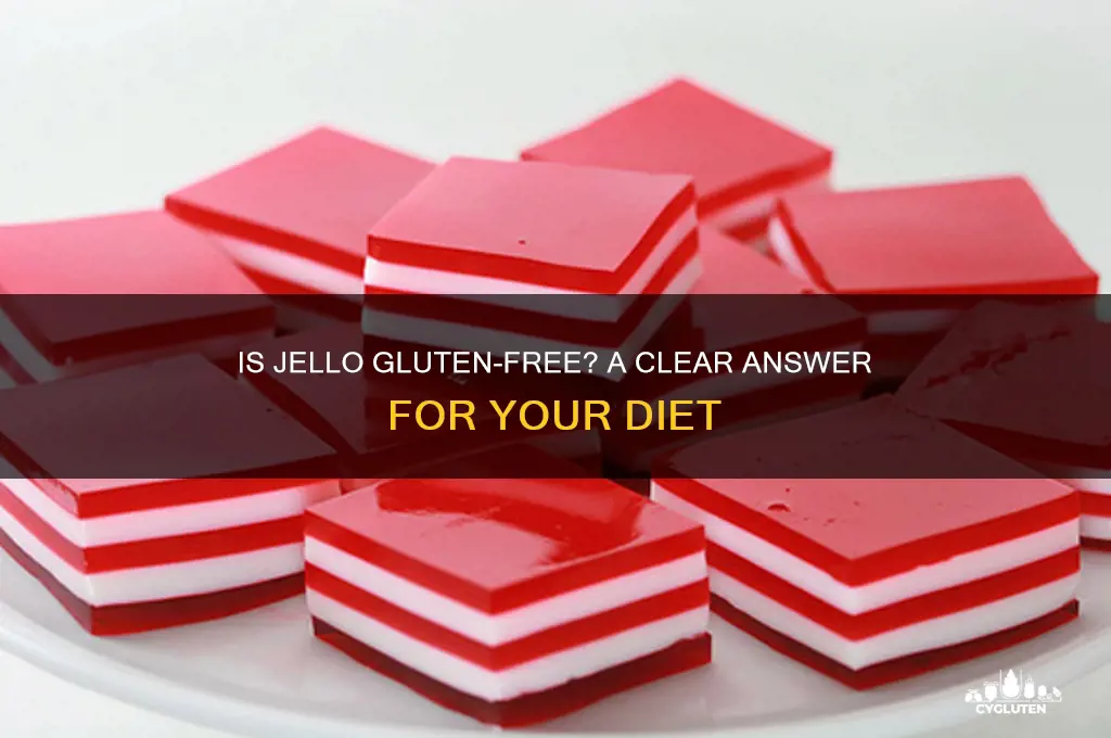 is jelllo gluten free