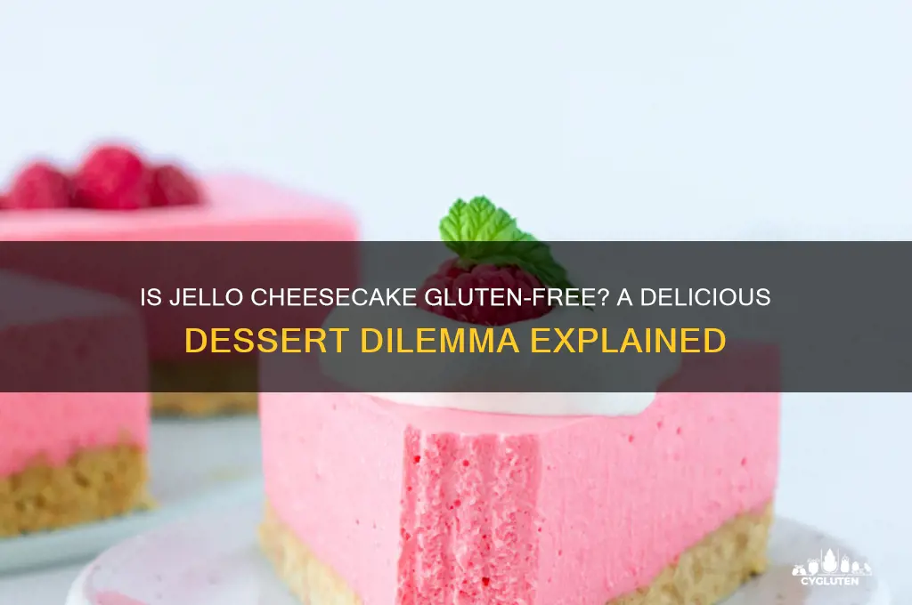 is jello cheesecake gluten free