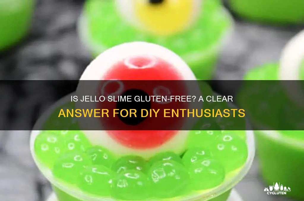 is jello slime gluten free