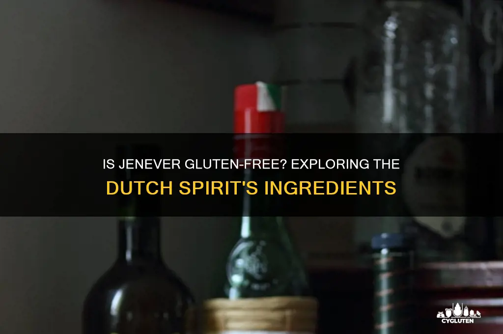 is jenever gluten free