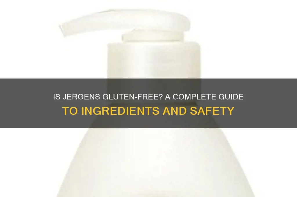 is jergens gluten free