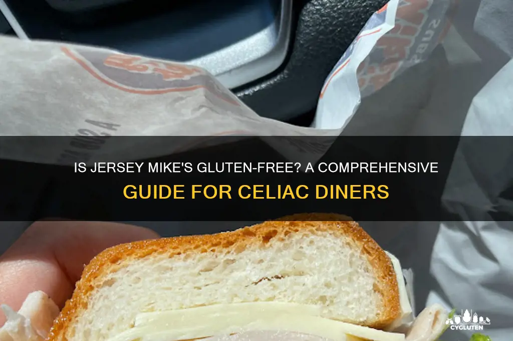 is jersey mikes gluten free