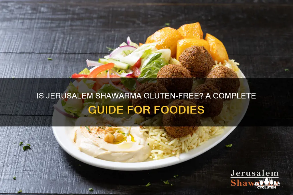 is jerusalem shawarma gluten free