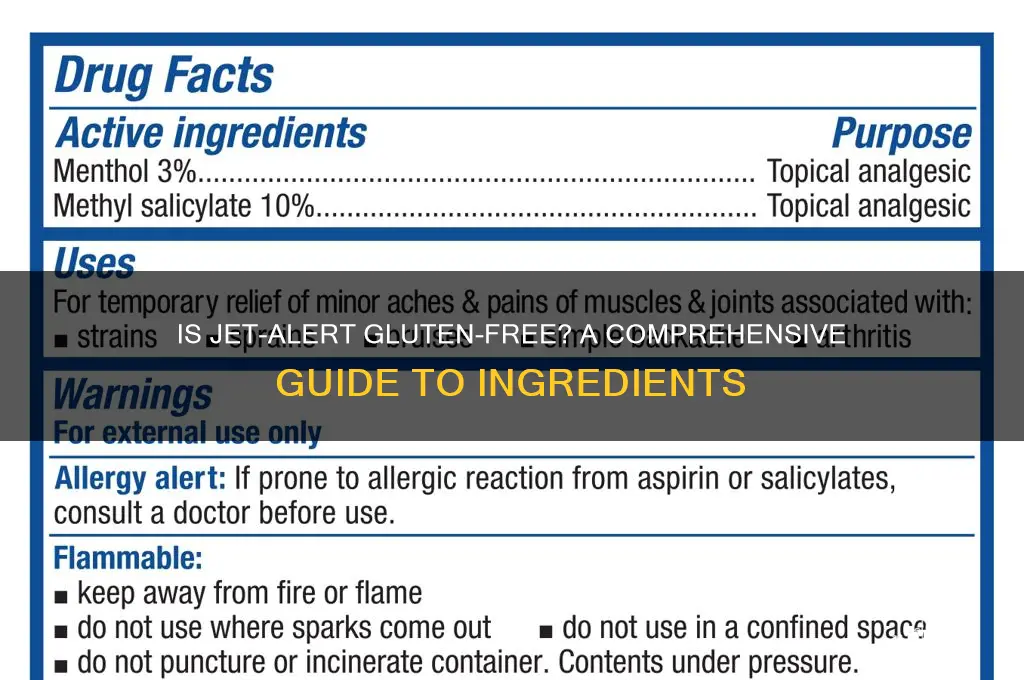 is jet alert gluten free