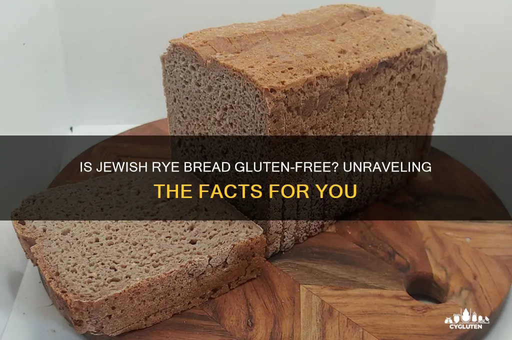 is jewish rye gluten free
