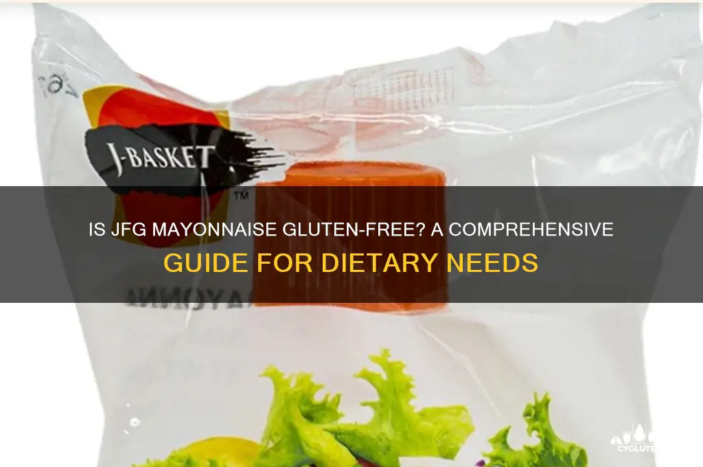 is jfg mayonnaise gluten free