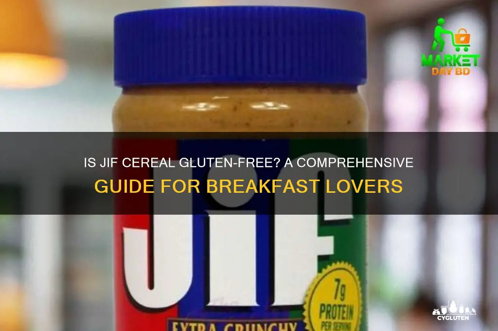 is jif cereal gluten free