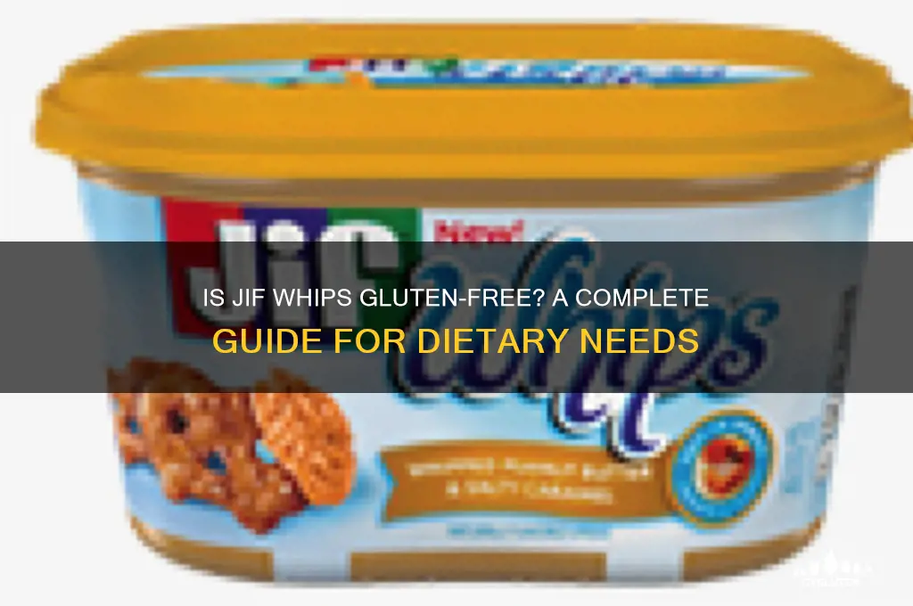 is jif whips gluten free
