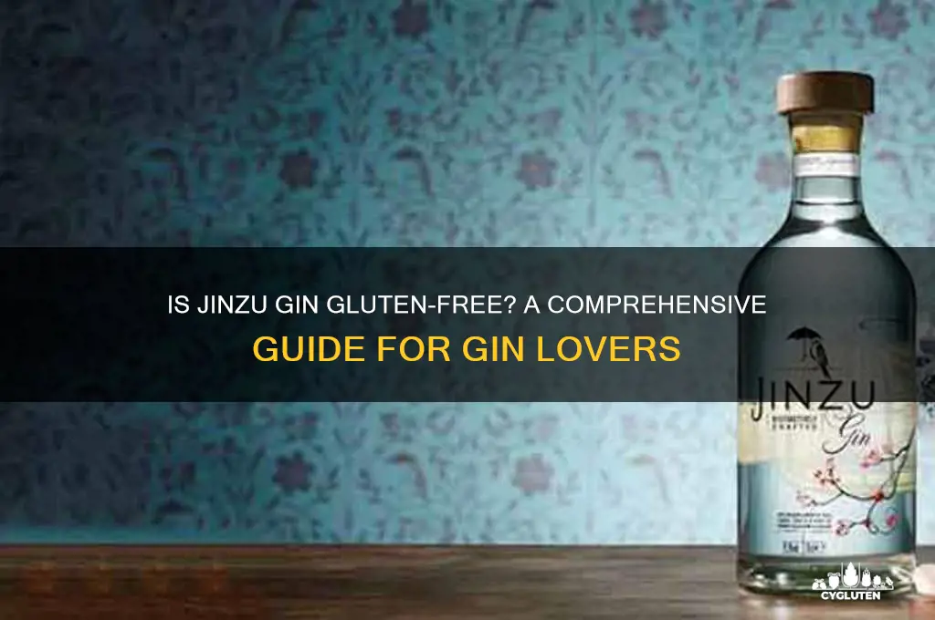 is jinzu gin gluten free