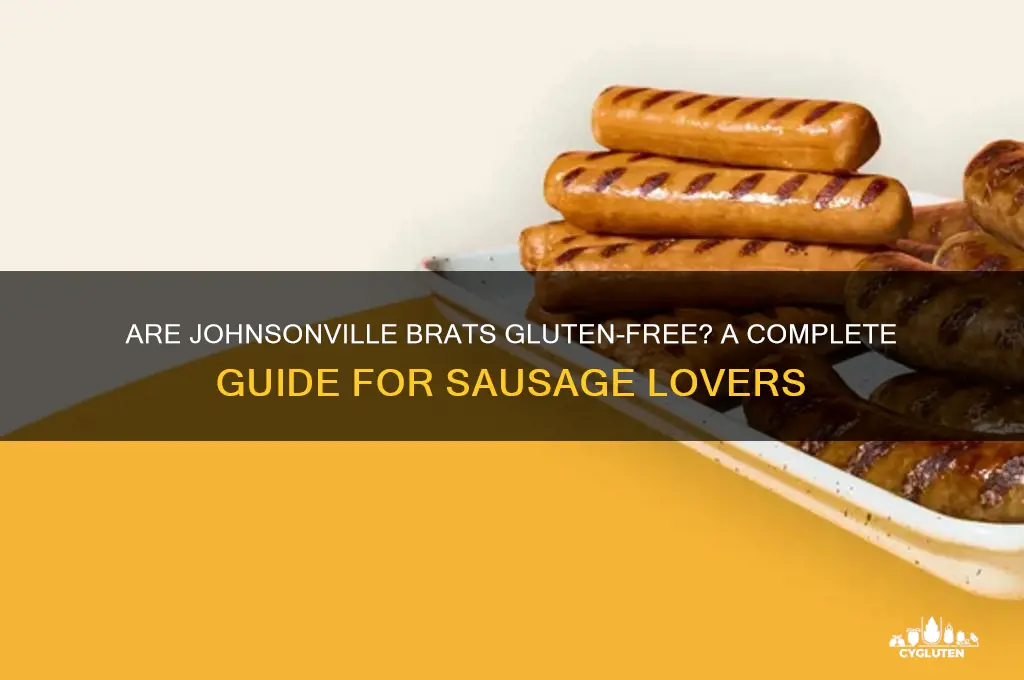 is johnsonville brats gluten free