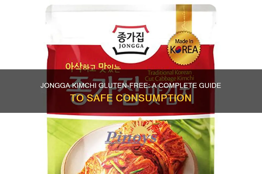 is jongga kimchi gluten free