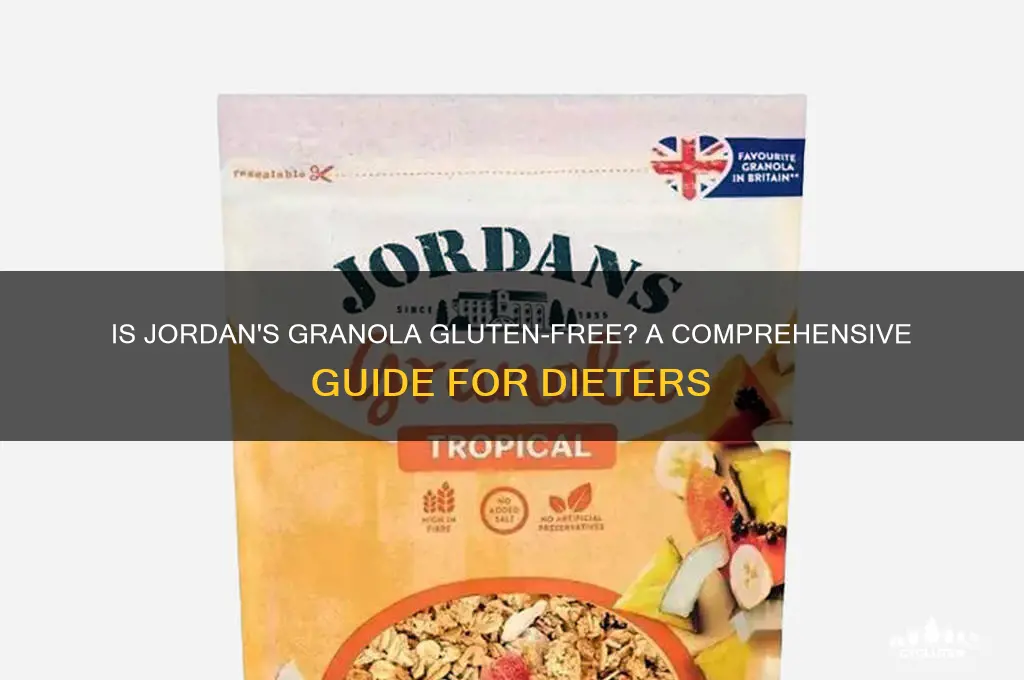 is jordans granola gluten free