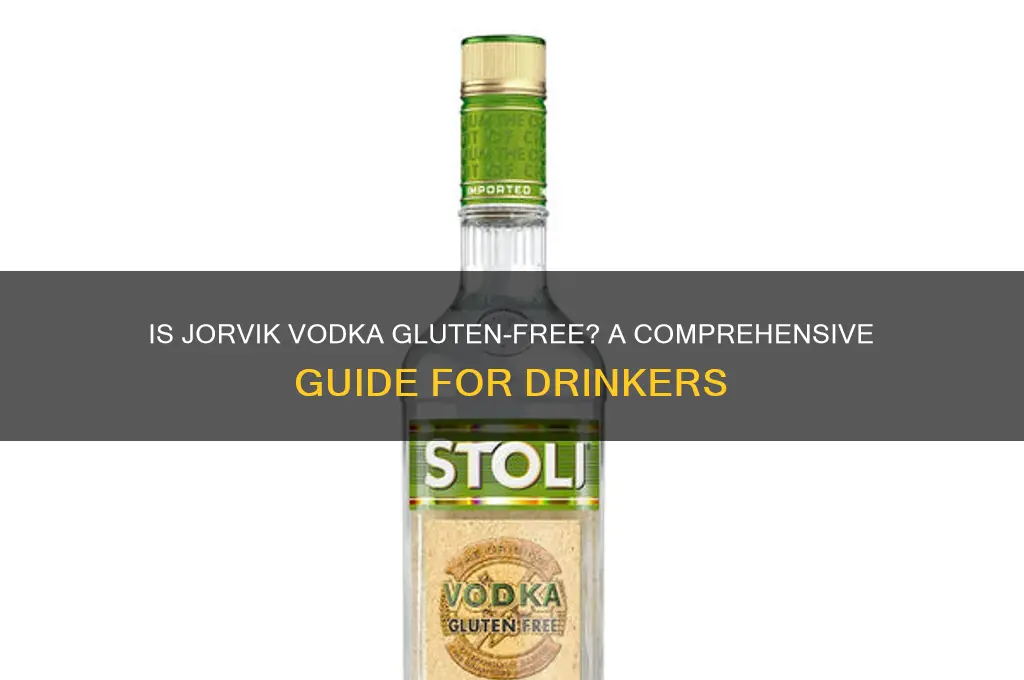 is jorvik vodka gluten free