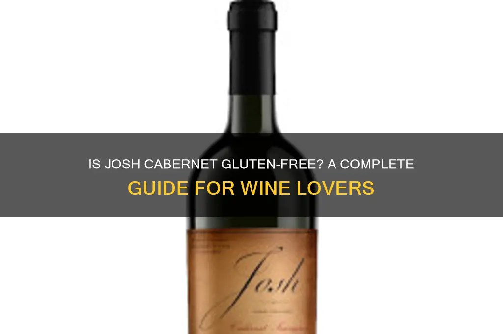 is josh cabernet gluten free