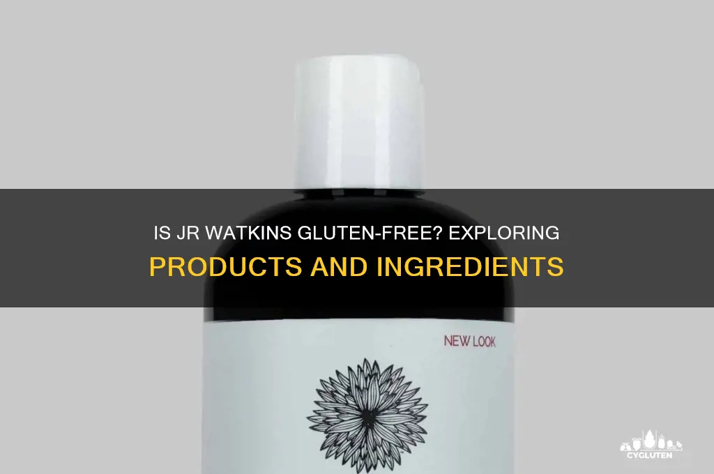 is jr watkins gluten free