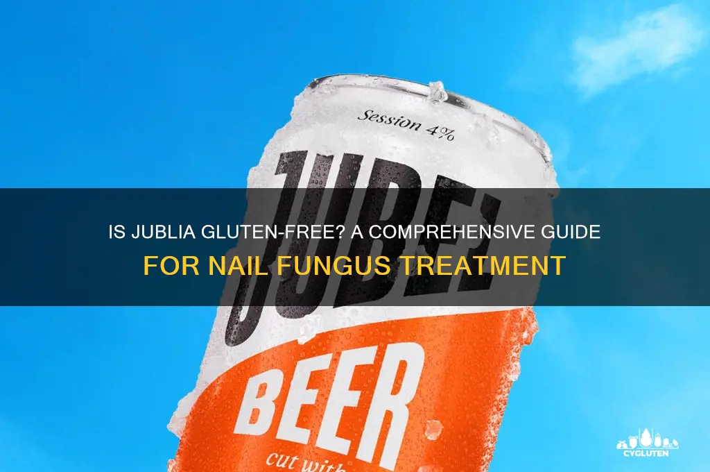 is jublia gluten free