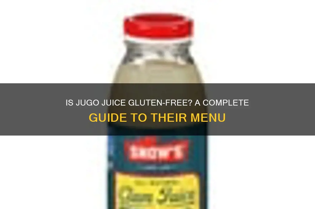is jugo juice gluten free