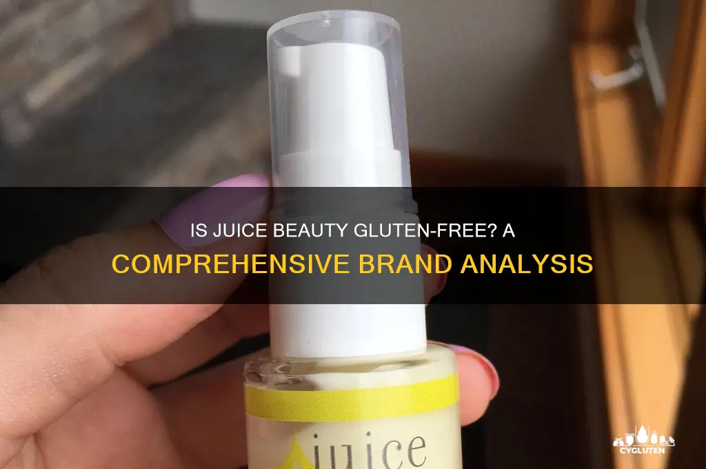 is juice beauty gluten free