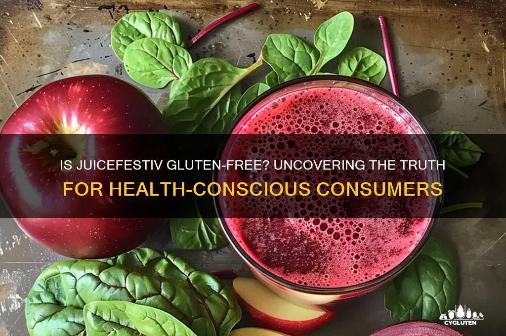 is juicefestiv gluten free