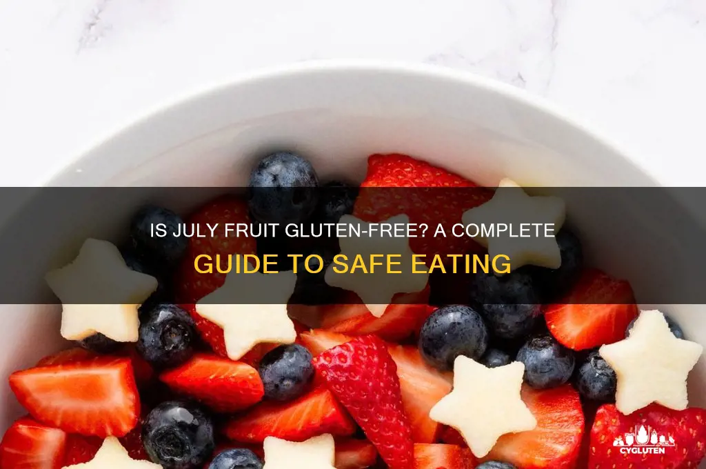 is juiy fruit gluten free