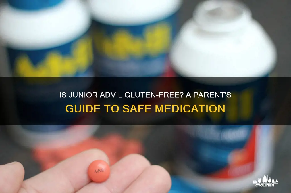 is junior advil gluten free