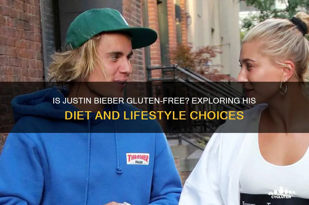 is justin bieber gluten free