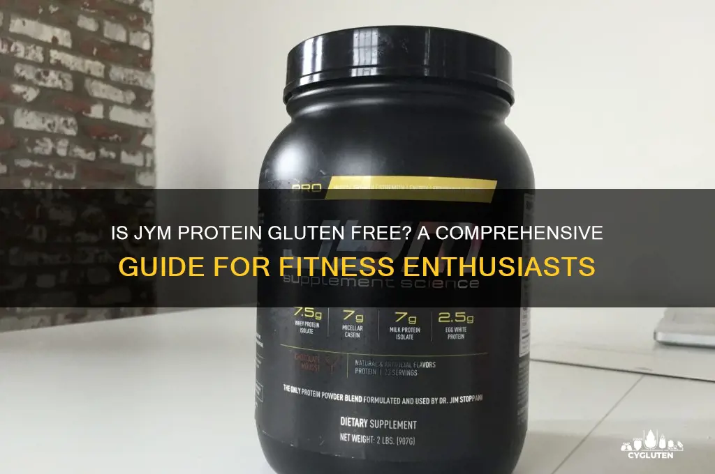 is jym protein gluten free